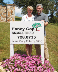 Susan and ben Roberts, Fancy Gap Medical Clinic